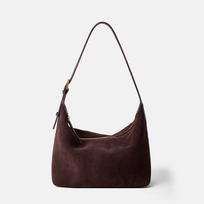 New Vintage Women's Bag Chamois Leather Underarm Pouch For Women Large Capacity Handbag Shopping Shoulder Bag kava