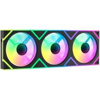 OCYPUS Gamma F36 ARGB integruotas korpuso ventiliatorių blokas, 360 mm, juodas