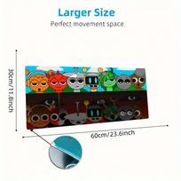 Sprunki Mouse Pad, Large Gaming Desk Mat, Non-slip XXL Mousepad for Laptop & Tablet, Mini PC Playmat with Stitched Edges 30cmx60cm(11.8x23.6inch) blue