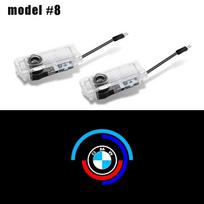 2 vnt. LED automobilio interjero dekoravimo lemputė Durų lemputė BMW X1 X3 X4 X5 E46 M1 E90 M2 M3 M5 M6 E87 M Power F20 E60 Priedai CF5 dbjs5 white