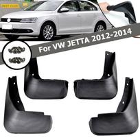 Front Rear Car Mud Flaps For VW Jetta Mk6 A6  Vento Sedan 2011 2012 2013 2014 Mudflaps Splash Guards Mud Flap Fender gray