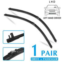 Automobilio valytuvu Mercedes Benz E-Class W211 26 ;+26 ; 2003-2009 Auto priekinio stiklo priekinio stiklo valytuvų mentės Pritvirtinkite šoninį kaištį Right Steering 2626 black