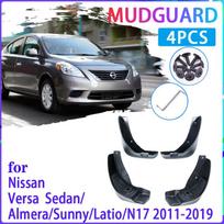 Automobilių purvasaugiai, skirti Nissan Versa Sedan Latio Sunny Almera N17 2011~ Purvasaugis Purvasaugis Sparnas Purvasaugiai Auto gray