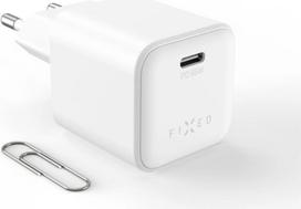Fixed Mini GaN power adapter with USB-C output and PD support, 65W