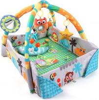 Milly Mally 4-in-1 Jungle educational mat, dry pool, playpen