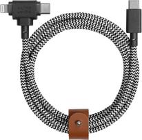 No Name Native Union Belt Cable Duo USB cable 1.5 m USB C USB C/Lightning Black, White