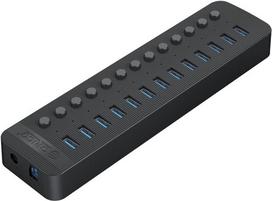 Orico HUB USB-A Orico CT2U3-13AB-EU-BK-BP 13x USB-A 5Gbps BC 1.2 60W czarny