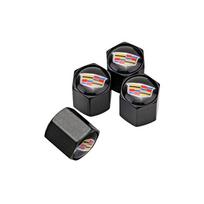 For Cadillac NN01Metal Wheel Stem Cover Tire Valve Caps for Cadillac Escalade CTS CT5 XT5 XTS XLR BLS SLS STS ATS SRX Deville Tiburon Accessories black
