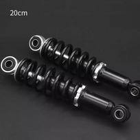 2 vnt. spyruoklinis amortizatorius, universalus, elektrinio dviračio modifikavimui, E-bike, motociklo, paprasta galinio amortizatoriaus versija 16cm 2pcs juoda