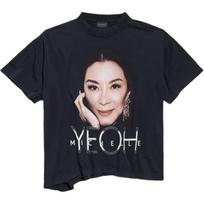Balenciaga Ambassador Fanclub Series Michelle Boxy T shirt 826344TSVV51041 M juoda