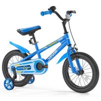 VEVOR vaikiškas dviratis, 35,56 cm BMX stiliaus vaikiškas dviratis, vaiko ūgis 90 cm - 115 cm, su pagalbiniu ratuku, tvirtas ir lengvai surenkamas 105 x 50 x 69 cm