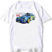 Bugeye WRC GDB Rally Car WRX STI Subie Impreza Sport T-Shirt Men JDM Car Harajuku White Casual XL gray