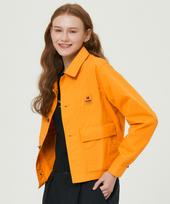 Kodak Mailer Garment Washed Jacket Women'S Yellow Yellow/Xs_85 brown