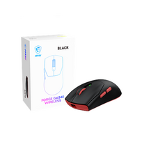 Pelė MSI Forge GM340 belaidė ir laidinė optinė 2.4 GHz Bluetooth USB 12000 dpi juoda