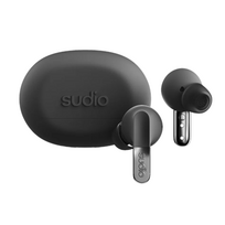 Ausinės Sudio N3 Pro belaidės Bluetooth ANC su mikrofonu juodos