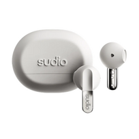 Ausinės Sudio N3 belaidės Bluetooth su mikrofonu baltos