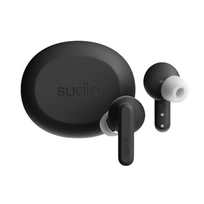 Ausinės Sudio A3 Pro belaidės Bluetooth ANC su mikrofonu juodos