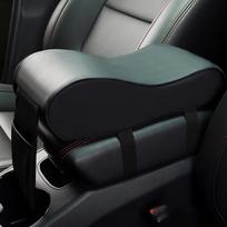 Memory Foam Car Armrest Cushion Pad with Phone Pocket PU Seat Armrest Pillow Mat Hand Rest Support Auto Accessories 6 gray