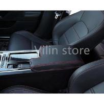 Central Armrest Cover Leather Storage Box Protective Pad Interior Modification For Jaguar XE XF F-PACE E-PACE For XF raudona