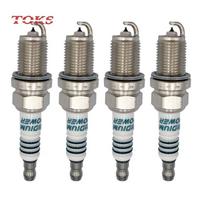4 vnt./partija Automobilio žvakė IK16 5303 Iridium Power Uždegimo žvakės Toyota Nissan Honda Hyundai Kia 4pcs gray