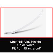 Car Rear Trunk Lid Lip Body Kit Spoiler Wings For Hyundai Elantra CN7  2022 Sport Styling Carbon Tuning Exterior balta