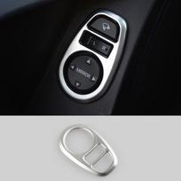 Skirta Hyundai Creta ix25 galinio vaizdo veidrodėlio reguliavimo skydelio jungiklio dangtelis chromo stiliaus apdaila Interjero remonto gaminiai black
