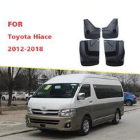 SKIRTAS Toyota Hiace 2012-2018 Purvasaugiai Sparno Purvo Atvartas Apsauga Purvo Atvartai Automobilio Aksesuarai Auto Styline Priekiniai Galiniai 4vnt Purvasaugis juoda