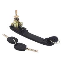 6K0837205 6K0837206 Priekinė kairioji dešinė durų rankena su užrakto cilindru, skirta FORD GALAXY SHARAN ALHAMBRA 33 mm kaiščio ilgis gray