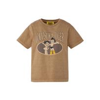 Onitsuka Tiger X Astro Boy Cartoon Loose Short Sleeve T-Shirt Women Tops 2182B558-200 XL beige