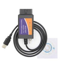 OBD2 USB įrenginys ELM327 suderinama sąsaja su HS-CAN/MS-CAN jungikliu OBD2 skaitytuvas juoda