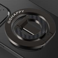 Dvipusis magnetinis telefono žiedo laikiklis, skirtas MagSafe, atlenkiamas stovas, magnetinis laikiklis iPhone 16 15 14, Huawei, Xiaomi stovas gray