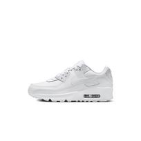 Nike Air Max 90 GS White Metallic Silver Kids Sneakers HF6358-102 39 white