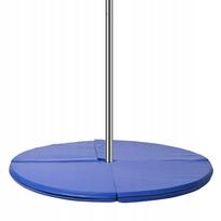 Sulankstomas gimnastikos čiužinys Serenelife, 120 × 120 cm, 5 cm, mėlynas