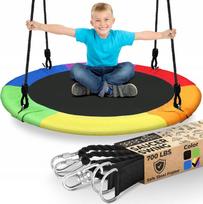 Kabanti lizdo tipo sodo sūpynė vaikams ir suaugusiesiems, 100 cm, iki 272 kg