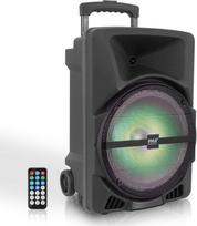 Nešiojamas Bluetooth garsiakalbis Pyle 800 W su karaoke ir LED apšvietimu