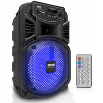 Nešiojama Bluetooth vakarėlių kolonėlė Pyle PPHP834B su LED apšvietimu, 300 W