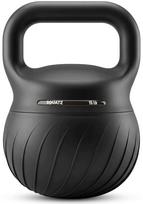 Serenelife SQKBSFT15BK gumuotas svarmuo kettlebell, 7 kg, juodas