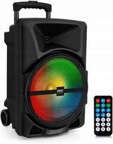 Nešiojamas vakarėlių garsiakalbis Pyle PPHP1244B, 800 W, Bluetooth ir LED apšvietimas
