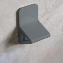 Perforation-free Bathroom, Easy-to-place Footstool, Tools for Cleaning The Body, and Bath Accessories for Foot Massage gray