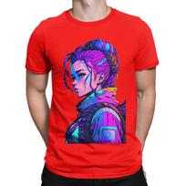 Horizon zero dawn Aloy Novelty Graphic 100 Cotton TShirt Horizon Tees Tops For Unisex M blue