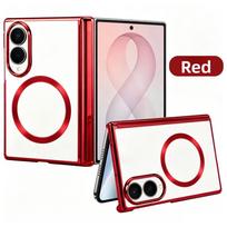 For Samsung Galaxy Z Fold8 Case Hard Transparent Middle Hing Magnetic Protective Back Cover for Z Fold 8 Ultra Phone Shell Galaxy Z Fold 8 Ultra auksas