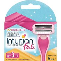 Schick Sick Schick Intuition Stylish Fab Replacement Blades 3 pcs Women's Razor blue