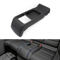 Galinės sėdynės konsolės puodelių laikiklis, sulankstomos atlošo išorinė dangtelio plokštė, skirta Mercedes Benz C E klasės W204 W207 Coupe C200 C220 E250 E350 juoda