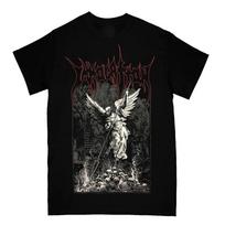 Vintažiniai Immolation Grupės Erelio Kaukolės Sunkios Medvilnės Juodi S-5XL Marškinėliai MM549 Unisex T-shirt S black