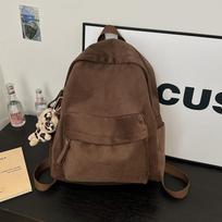 Vintage schoolbag female college student Japan and Korea Harajuku travel backpack high school student junior high school student class backpack tide bag plus pendant ruda