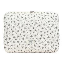 Planšetinio kompiuterio dėklas krepšys iPad Air Pro 12.9 11 10 colių klevo lapų siuvinėjimas Purus paminkštintas dygsniuotas nešiojamojo kompiuterio dėklas Darbo mokymosi krepšys Medium