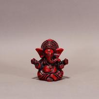 Bronzinės spalvos Lordo Ganešos statula Budos ornamentai Dramblys Hindu dievo skulptūrėlės Namų biuro dekoravimas Budos statulos beige