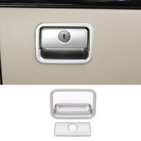 Automobilio Copilot pirštinių dėžutės rankenos jungiklio dangtelio apdailos lipdukas skirtas Toyota Land Cruiser Prado FJ150 150 LC150 2014-2018 Auto sidabras