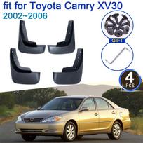 Car Mudflap For Toyota Camry XV30 Daihatsu Altis 2002~2006 4x Mudguards Fender Styling Accessories Guard Flap Splash gray