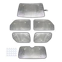TESIN Car Curtain Anti-UV Sun Block Visor Cover Windshield Sunshade Insulation Kit For Suzuki Jimny 2007-2017 sidabras